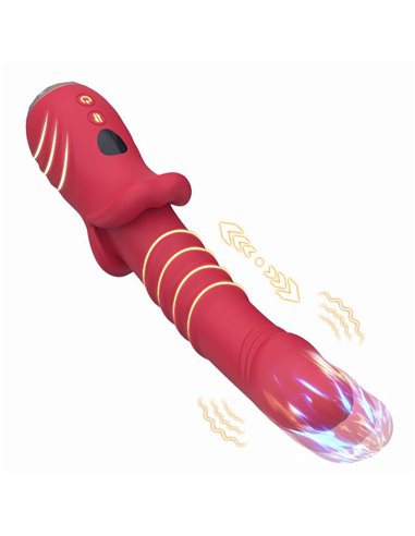 Vibrador con Thrusting Punto G y Pantalla Digital