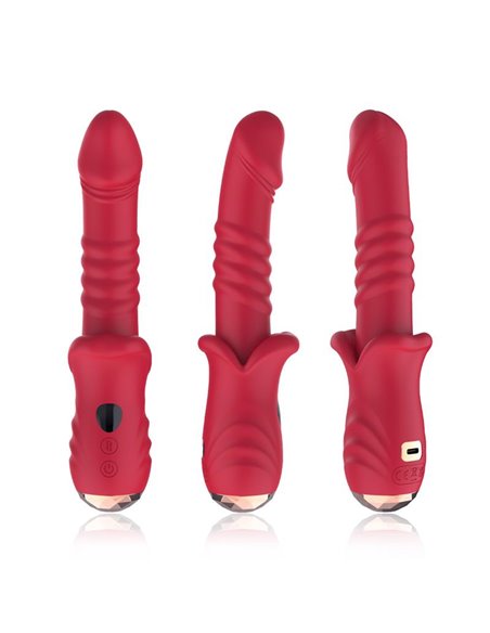 Vibrador con Thrusting Punto G y Pantalla Digital