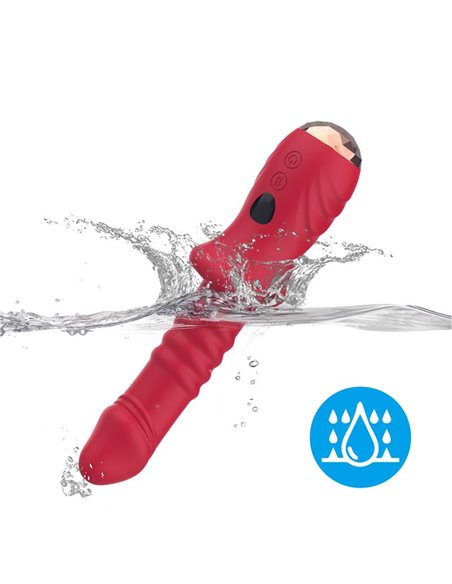 Vibrador con Thrusting Punto G y Pantalla Digital