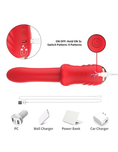 Vibrador Punto G con Pantalla Digital