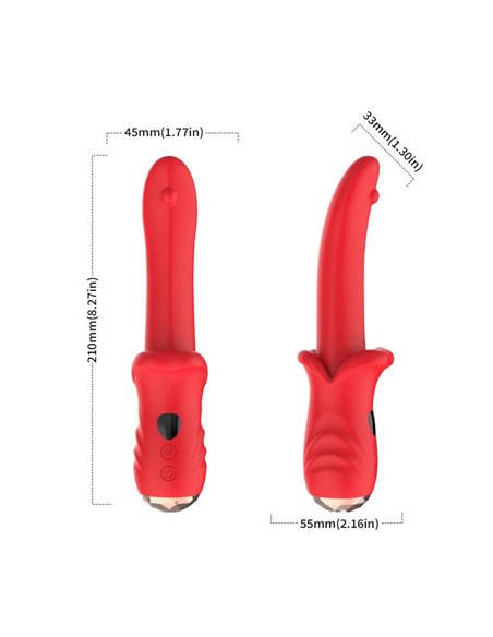 Vibrador Punto G con Pantalla Digital