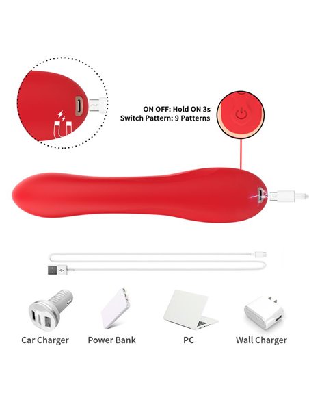 Vibrador Tickler con Rabbit