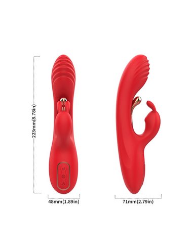 Vibrador Tickler con Rabbit