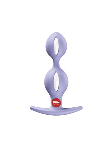 B Balls Duo Plug Anal Púrpura