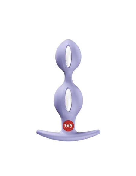 B Balls Duo Plug Anal Púrpura