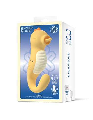 Seaboo Masajeador con Vibracion y Lengua Licking