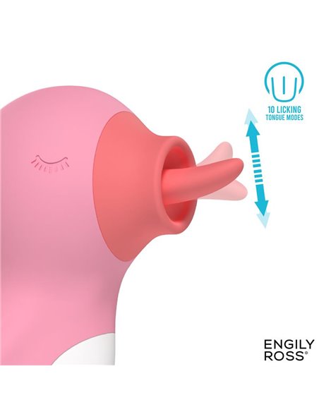 Quacky Masajeador con Lengua Licking