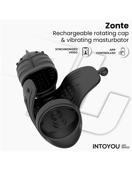 Zonte Masturbador con Rotación y Vibración con App