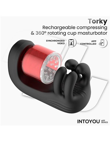 Torky Masturbador con Rotación Compresión con App