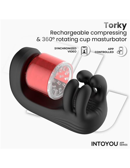 Torky Masturbador con Rotación Compresión con App