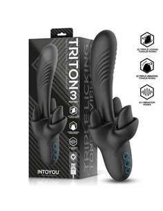 Triton Vibrador Triple Lengua