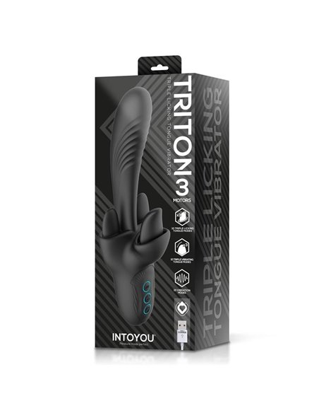 Triton Vibrador Triple Lengua
