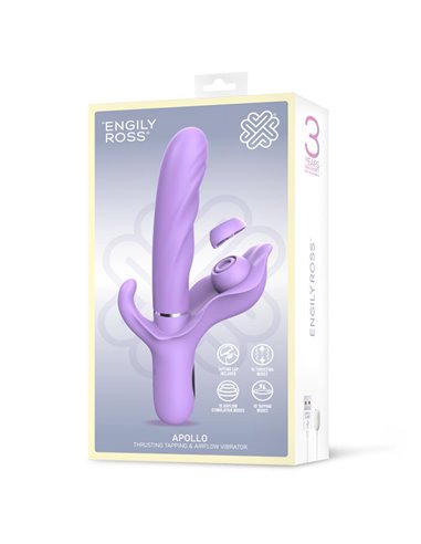 Apollo Vibrador con Thrusting, Tapping y Succión