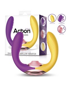 Two Lovers 3 in 1 Vibrador con Finger y Succión