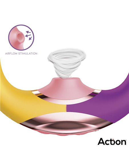 Two Lovers 3 in 1 Vibrador con Finger y Succión