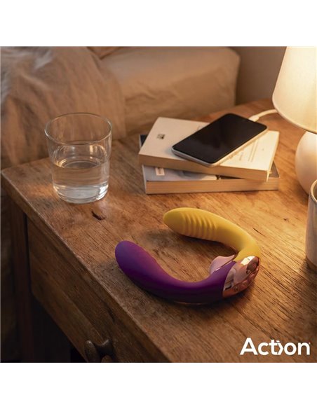 Two Lovers 3 in 1 Vibrador con Finger y Succión