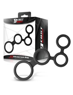 Multi-Anillo para el Pene Silicona 47 mm