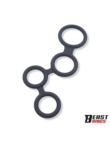 Multi-Anillo para el Pene Silicona 47 mm