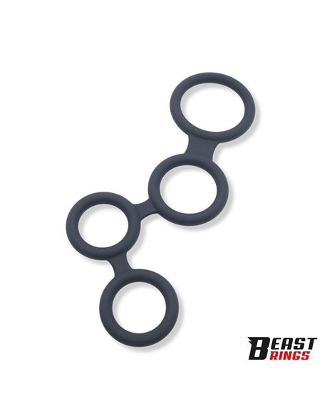Multi-Anillo para el Pene Silicona 47 mm