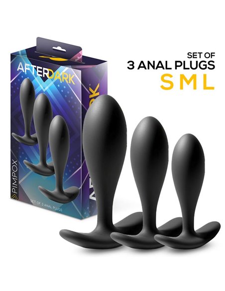 Pimpox Set de 3 Plugs Anales