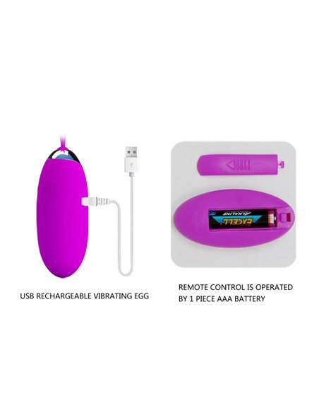 Huevo Vibrador Control Remoto Jenny