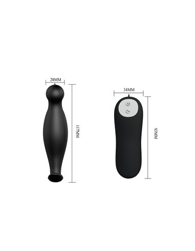 Plug Anal con 12 Patrones de Vibración