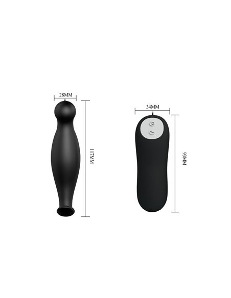 Plug Anal con 12 Patrones de Vibración