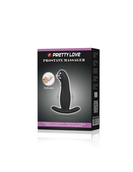 Masajeador Prostático con Vibración y Cosquilleo