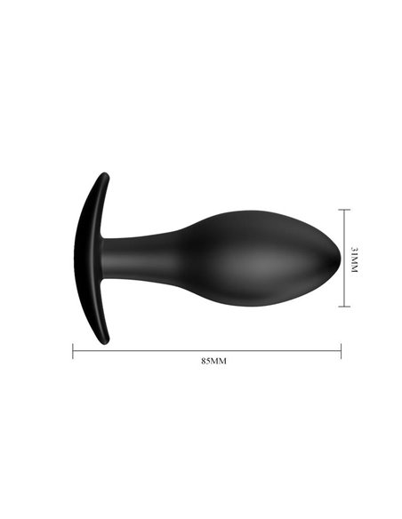 Plug Anal Ancla Negro