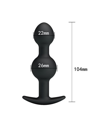 Plug Bolas Anales Silicona