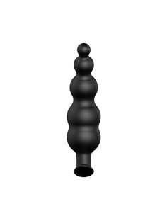 Plug Anal Burbujas Silicona Negro 2