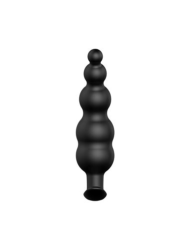 Plug Anal Burbujas Silicona Negro