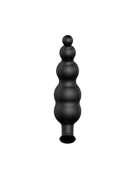 Plug Anal Burbujas Silicona Negro