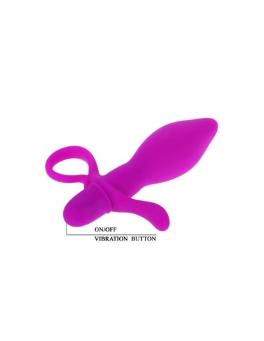 Plug Anal con Vibración Taylor Color Púrpura