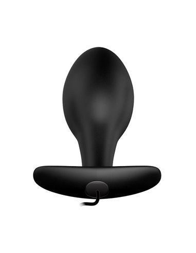 Plug Anal Negro Forma Ancla con Control Remoto