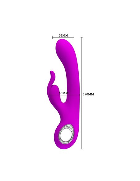 Vibrador Hot Rabbit Púrpura