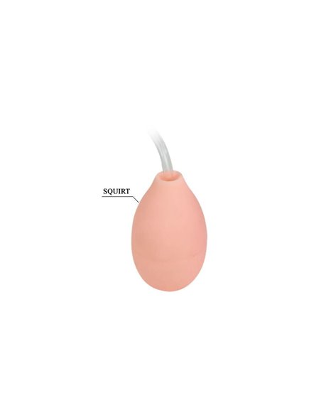 Dildo con Bomba de Eyaculación y Ventosa