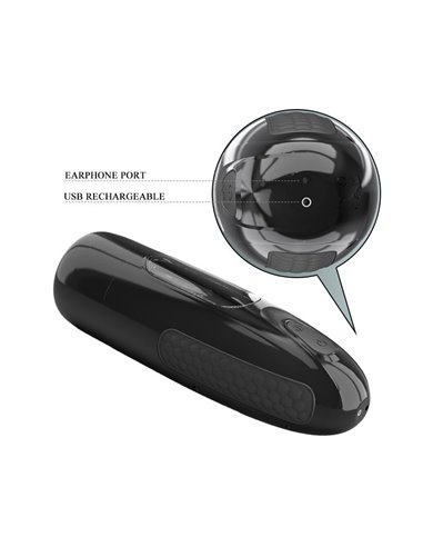 Masturbador Automático Marlos con Vibración y Movimiento USB