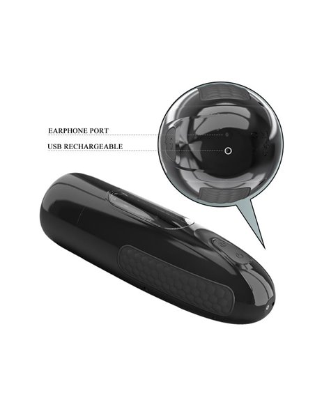 Masturbador Automático Marlos con Vibración y Movimiento USB