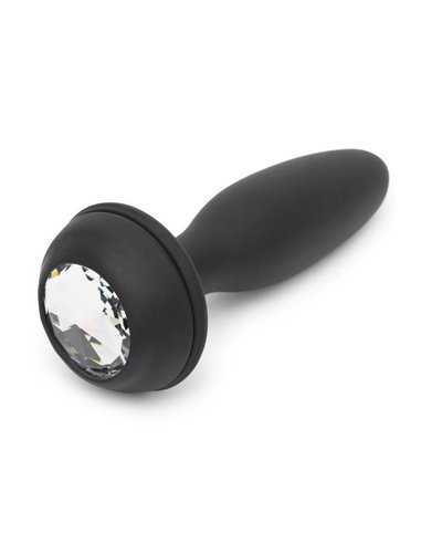 Plug Anal con Vibración Doble Base Púrpura Grande