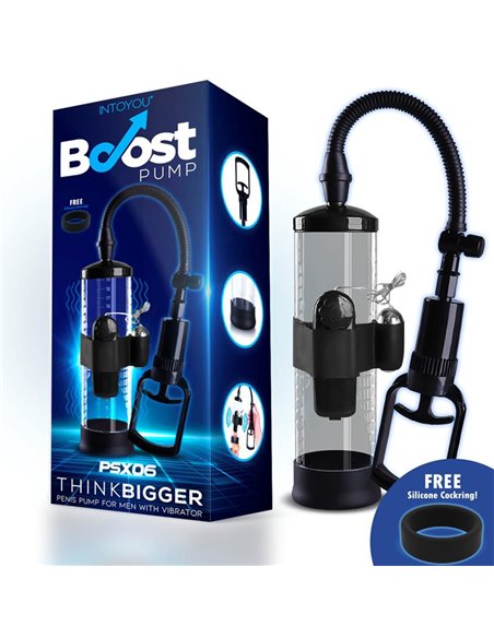 Bomba Manual para el Pene con Accesorio de Vibración PSX06