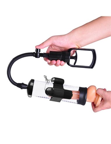Bomba Manual para el Pene con Accesorio de Vibración PSX06