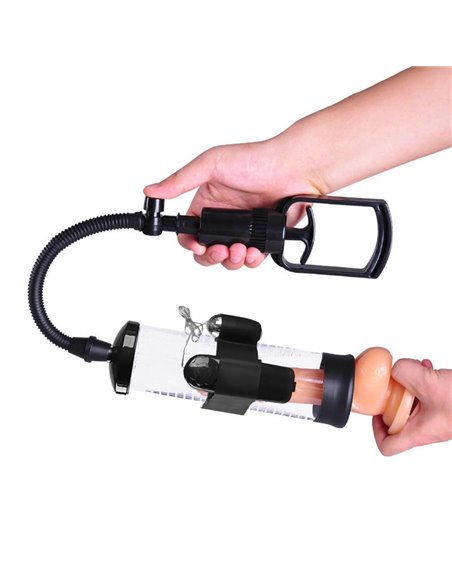 Bomba Manual para el Pene con Accesorio de Vibración PSX06