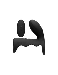Jaula para el Pene con Vibración y Control Remoto Negro 2