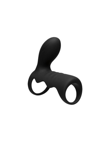 Jaula para el Pene con Vibración y Control Remoto Negro