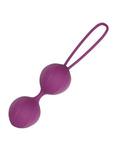 Garbo Bola Doble Kegel Silicona Púrpura 2