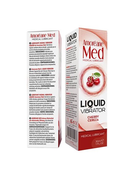 Vibrador Líquido Sabor Cereza 30 ml