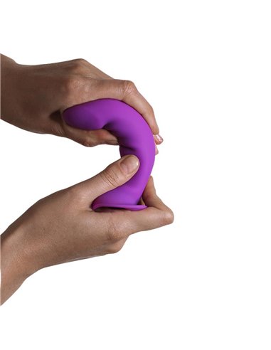 Dildo Hitsens 6 Doble Densidad Púrpura