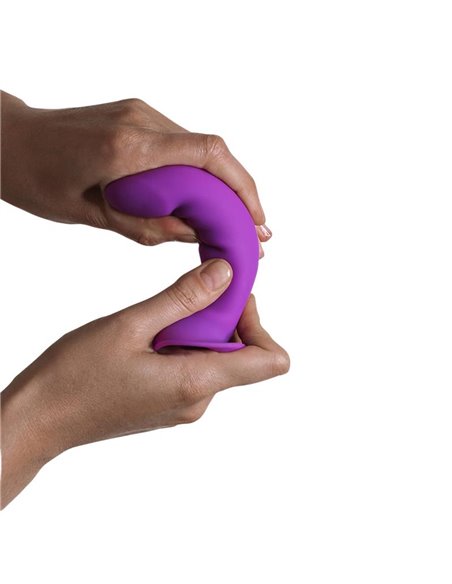 Dildo Hitsens 6 Doble Densidad Púrpura
