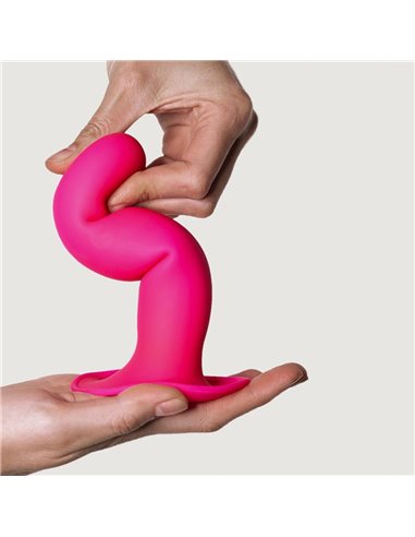 Dildo Hitsens 4 Doble Densidad Rosa